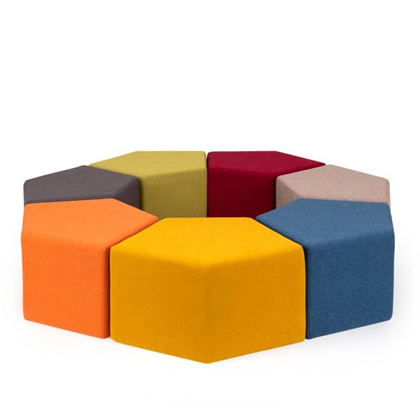 Hexagonal Poufs