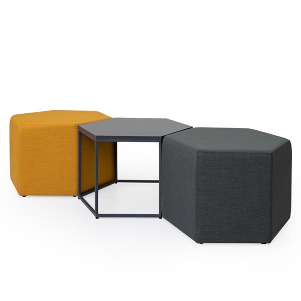 Hexagonal Poufs