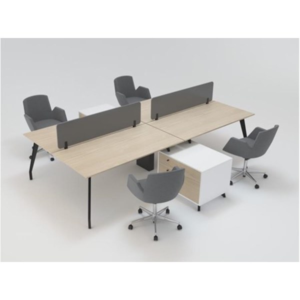 Ju workstation 4'lü etajerli