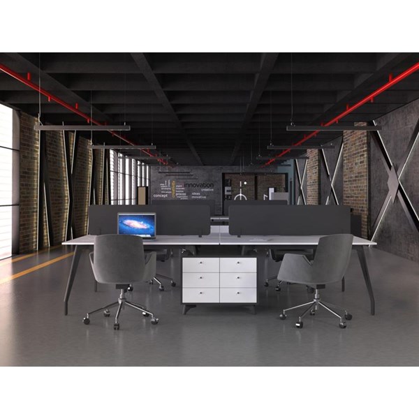 Ju workstation 4'lü kesonlu