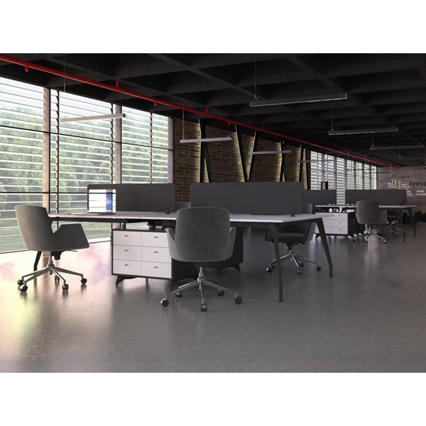 Ju workstation 4'lü kesonlu