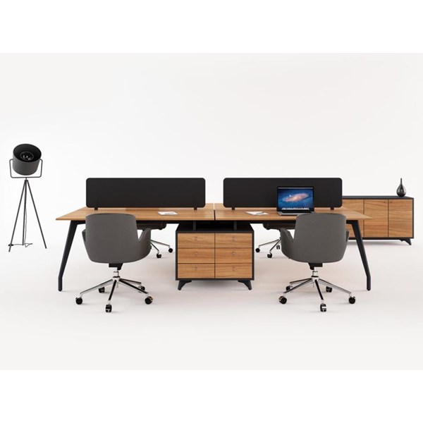 Ju workstation 4'lü kesonlu